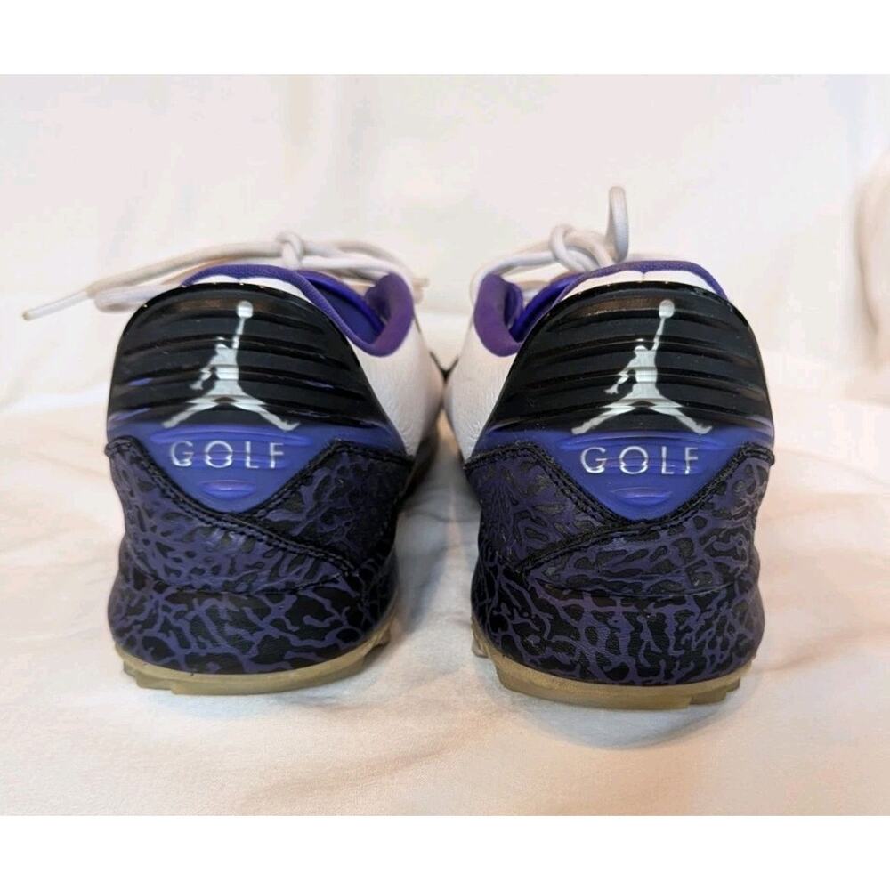 Nike Air Jordan ADG 'Dark Concord' AR7995-101 Golf Shoes Men's 11.5 White Purple - Picture 3 of 11